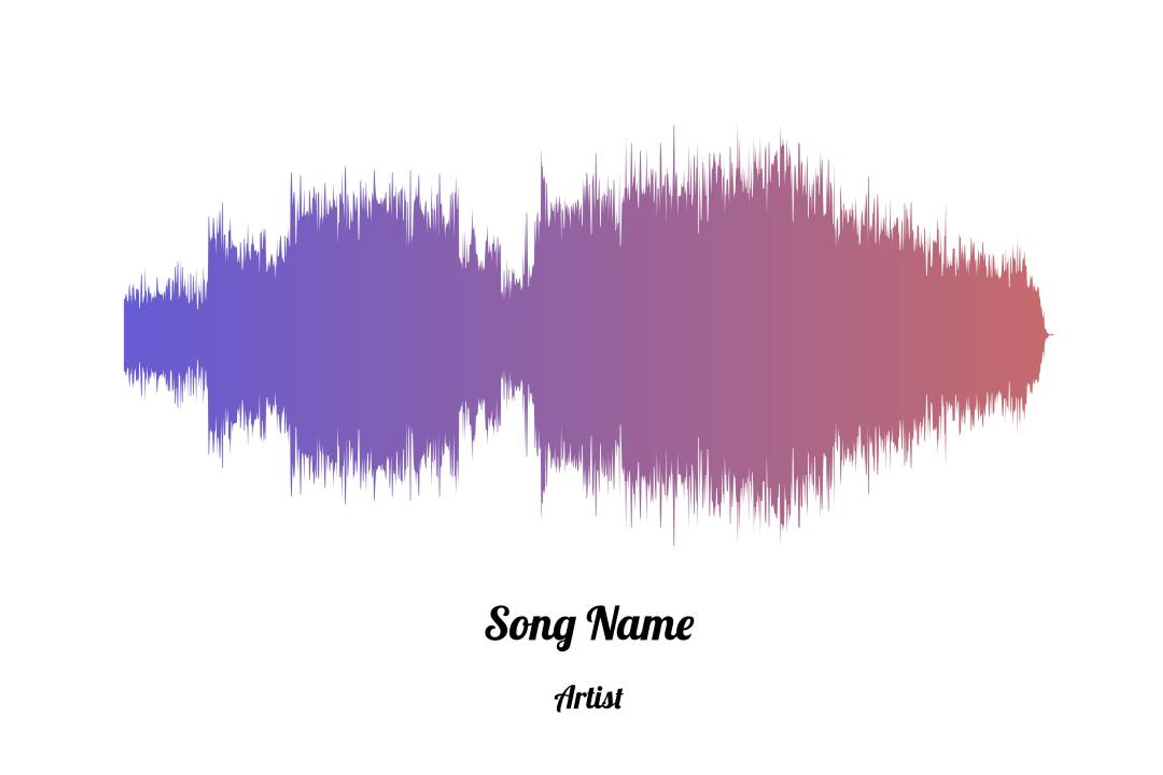 WaveVisual sound wave art template: Template