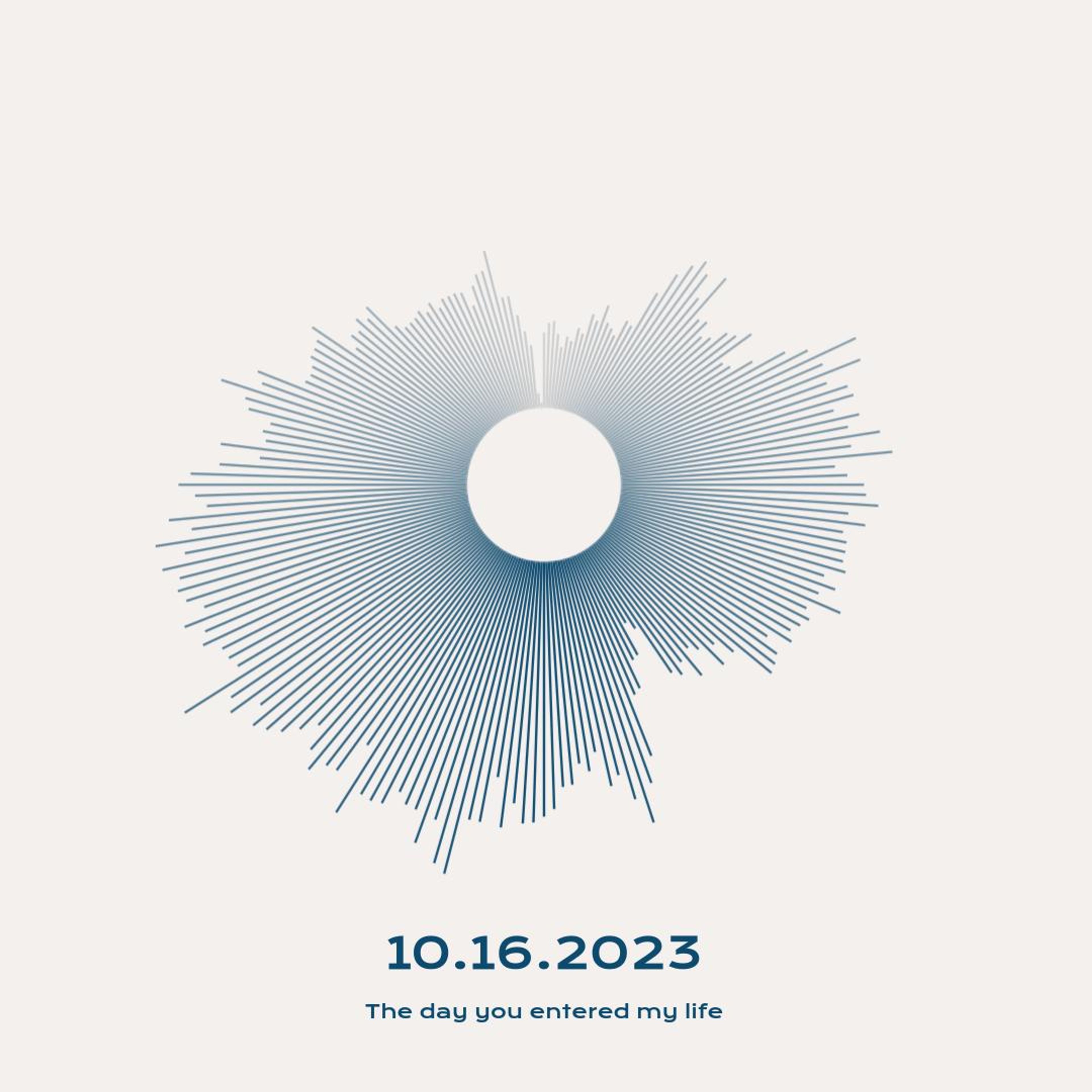 WaveVisual sound wave art template: Template